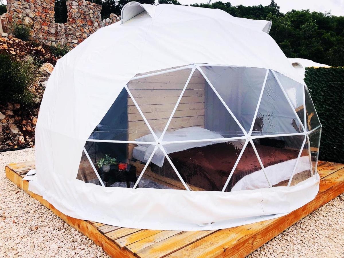 Glamping Peninsula Lustica Rose Villa Тиват Екстериор снимка