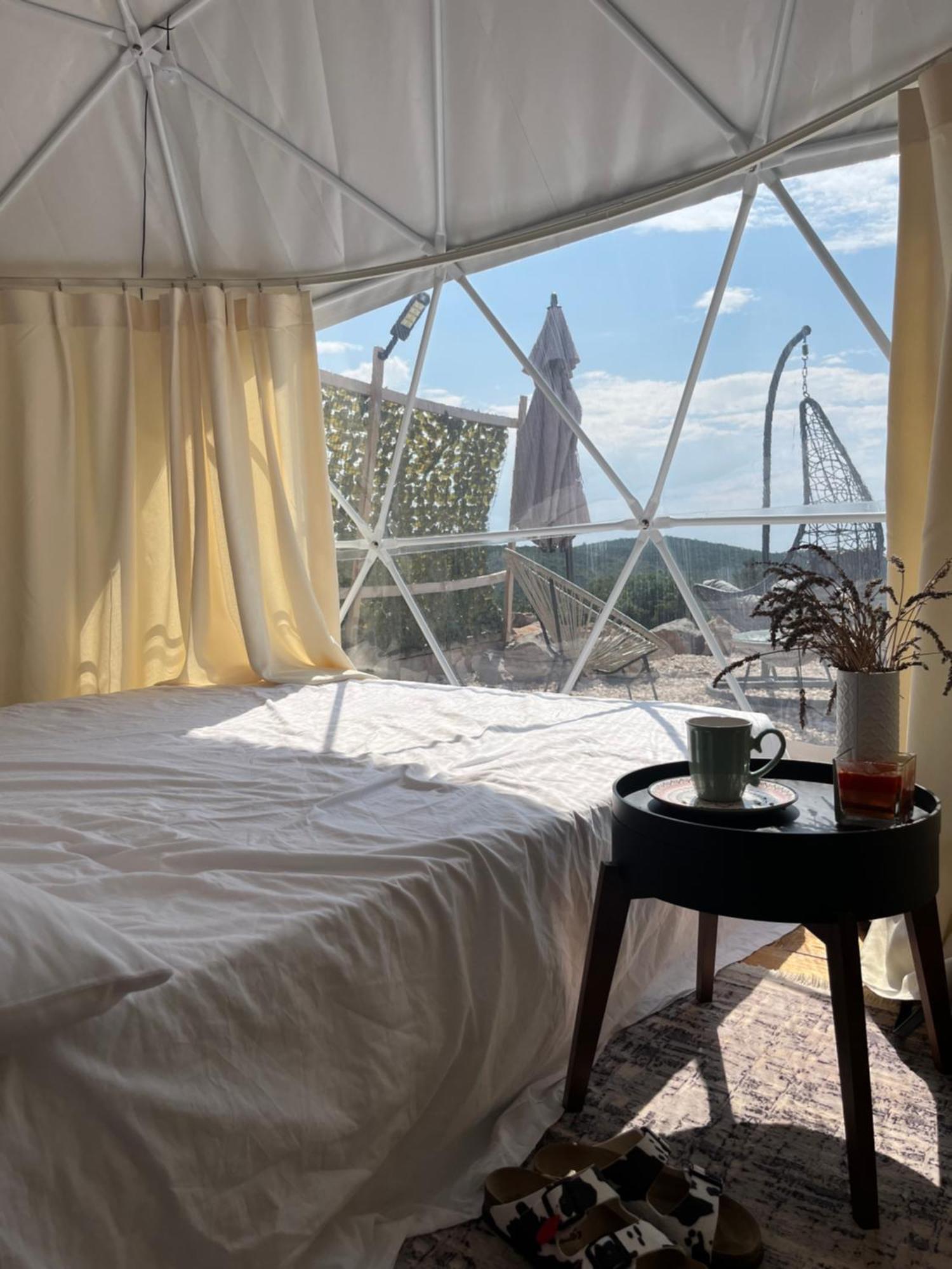 Glamping Peninsula Lustica Rose Villa Тиват Екстериор снимка